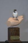 Peregrine falcon, bird carvings